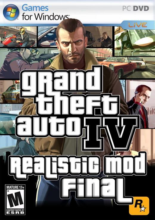 GTA 4 / Grand Theft Auto IV - Real Mod Final Edition (2014) PC